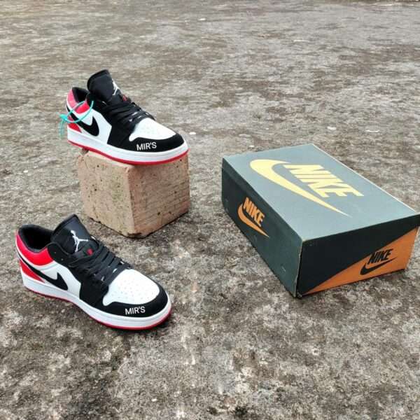 Image of AJ 1 (Red & Black) Sneaker