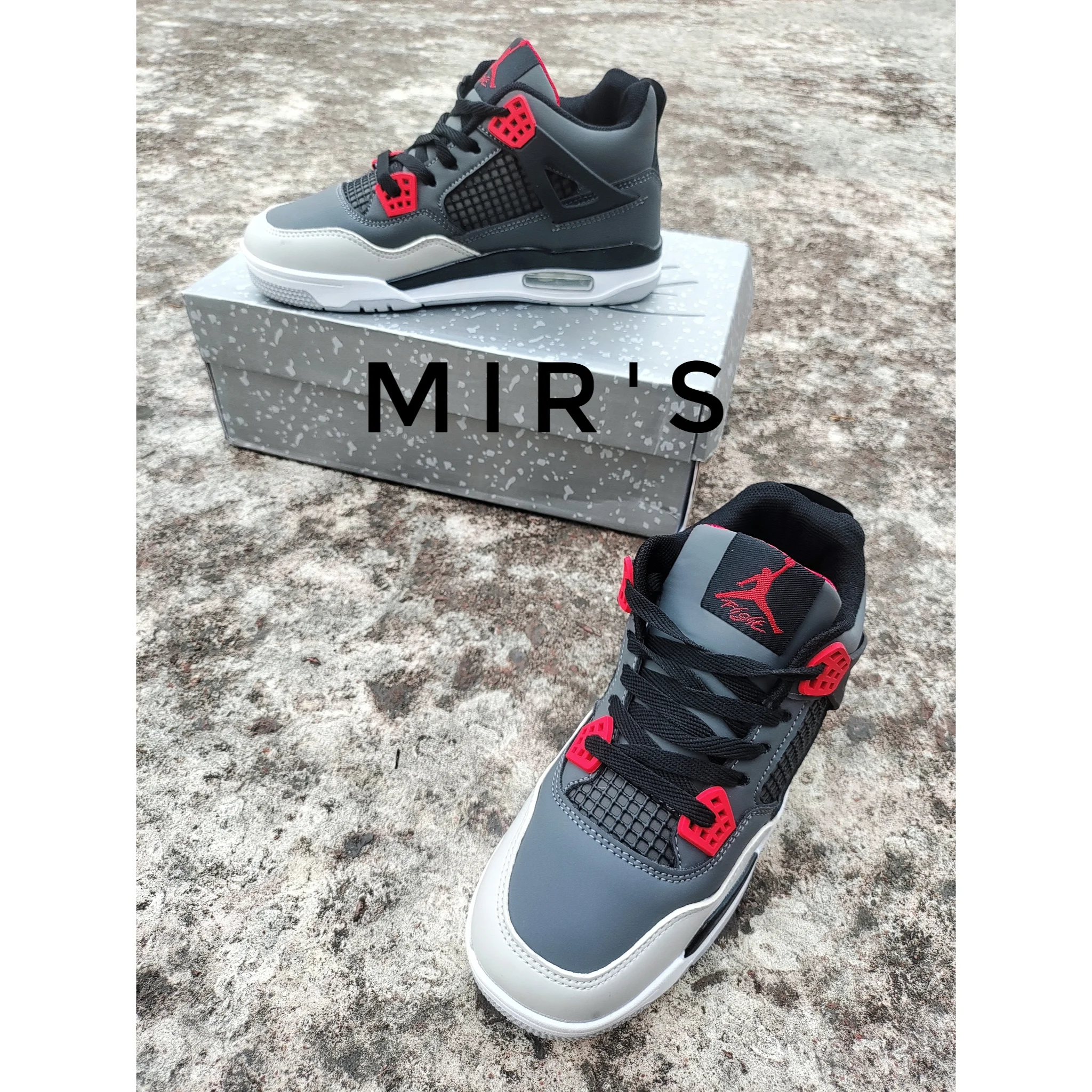 Image of J4 (Grey & Red)