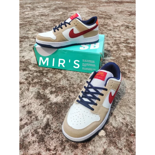 Image of SB Dunk (Cream Red) Sneaker