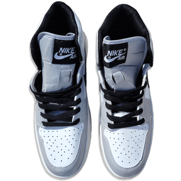 AJ1 Grey High top view