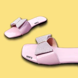 Image of Flats Pink bow