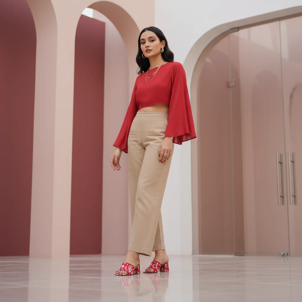 Image of model 3 of Scarlet Heel