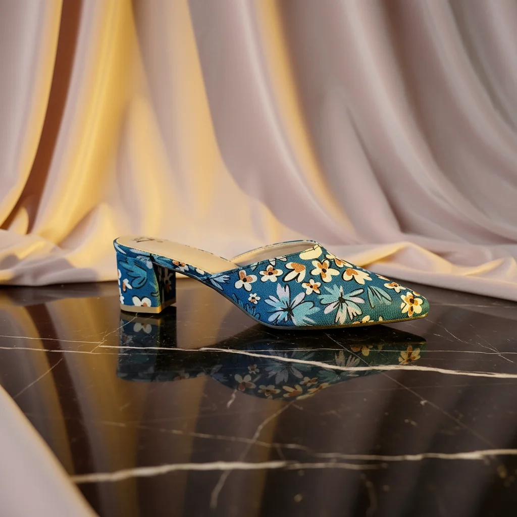 Image of Peacock Heel close-up