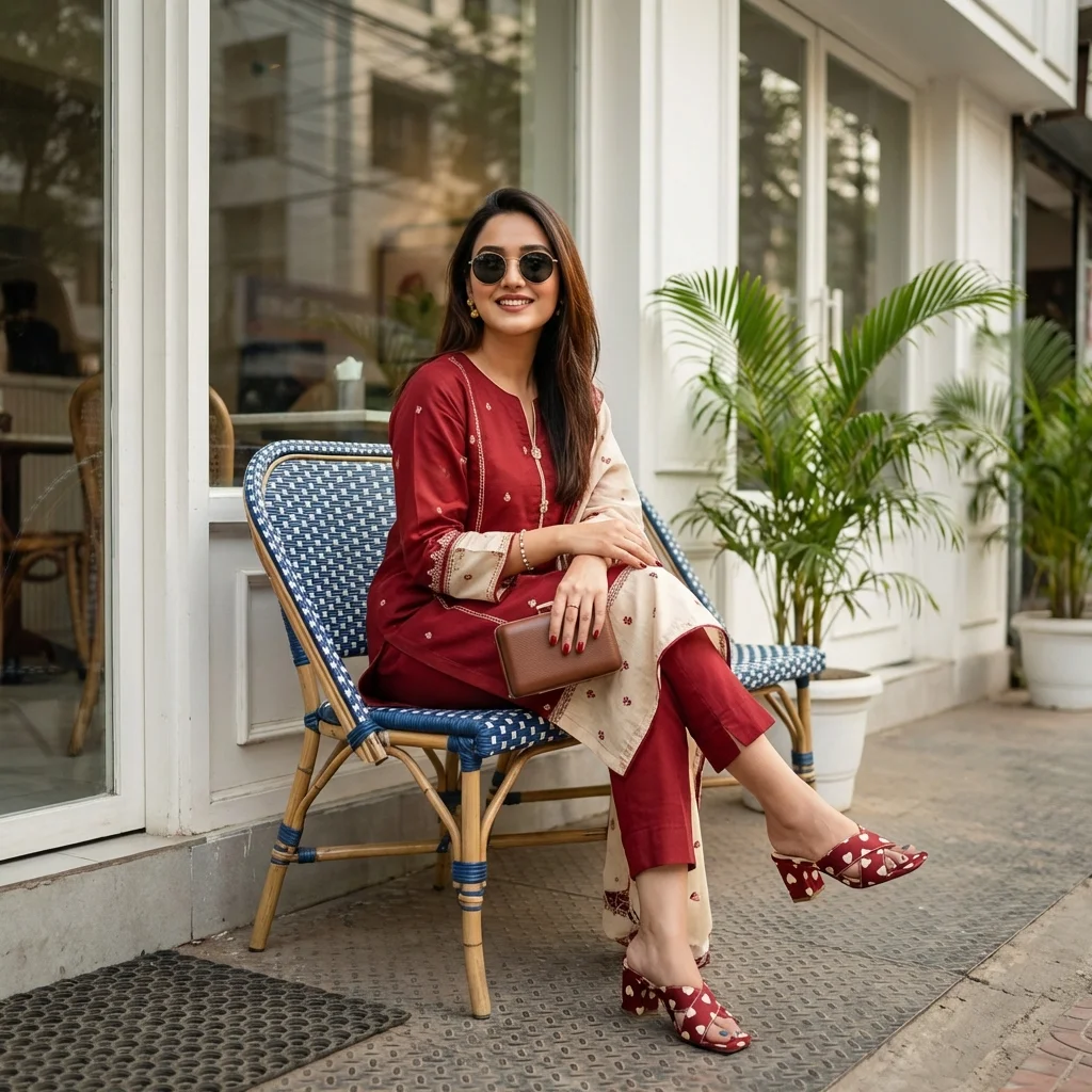 Image of model of Miss Valentine Heel